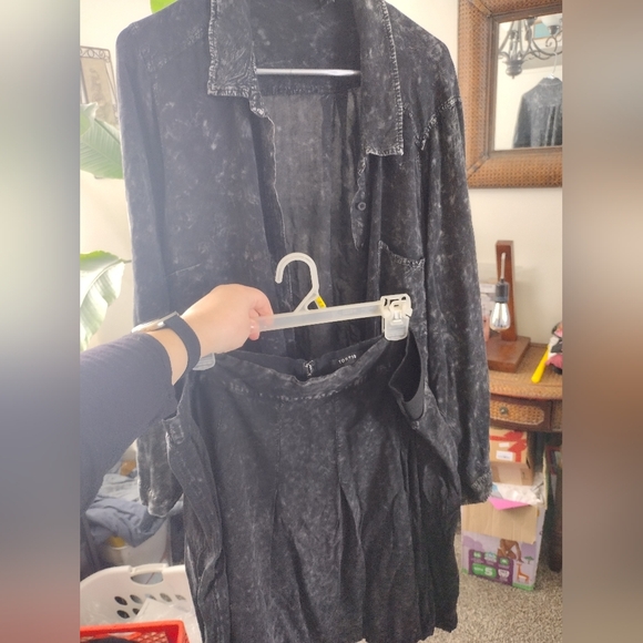 Torrid Button Up Shacket And Skirt Set - Picture 7 of 7